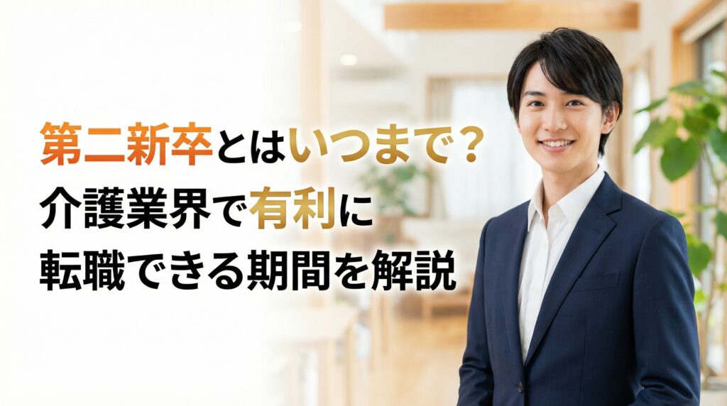 第二新卒とはいつまで？介護業界で有利に転職できる期間を解説