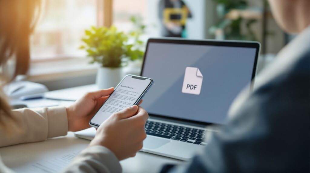 履歴書のPDFファイルの作り方