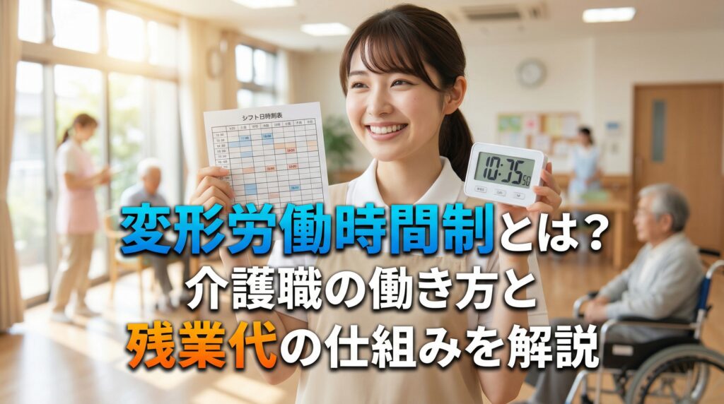 変形労働時間制とは？介護職の働き方と残業代の仕組みを解説