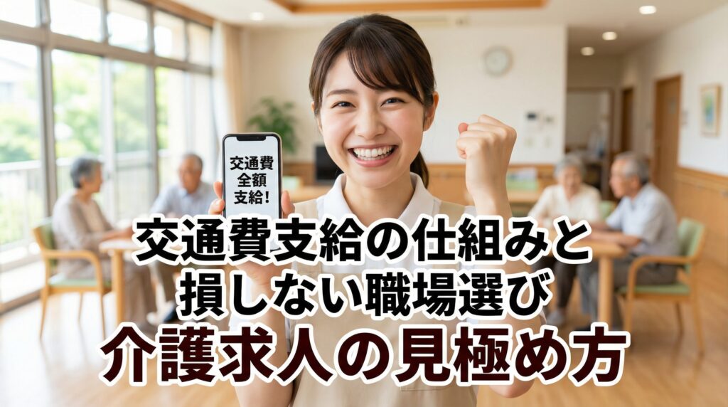 交通費支給の仕組みと損しない職場選び｜介護求人の見極め方