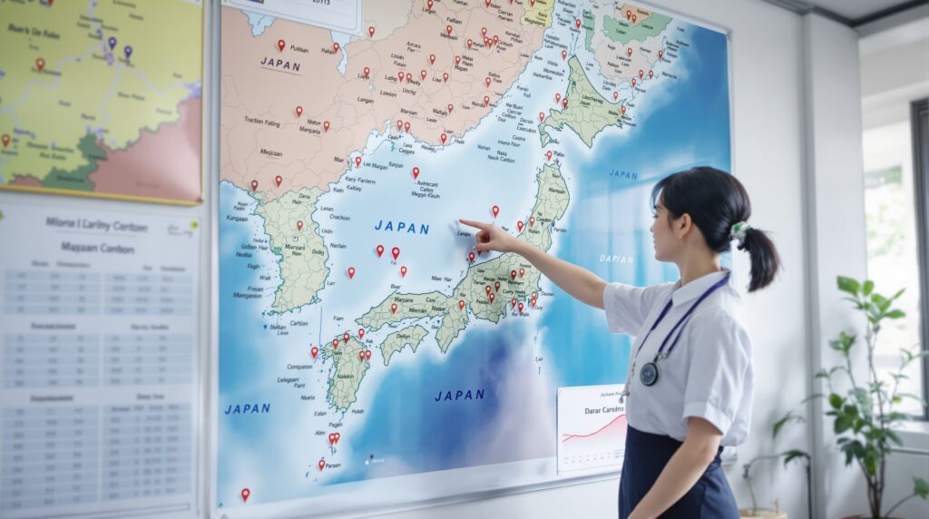 地域別の年収差