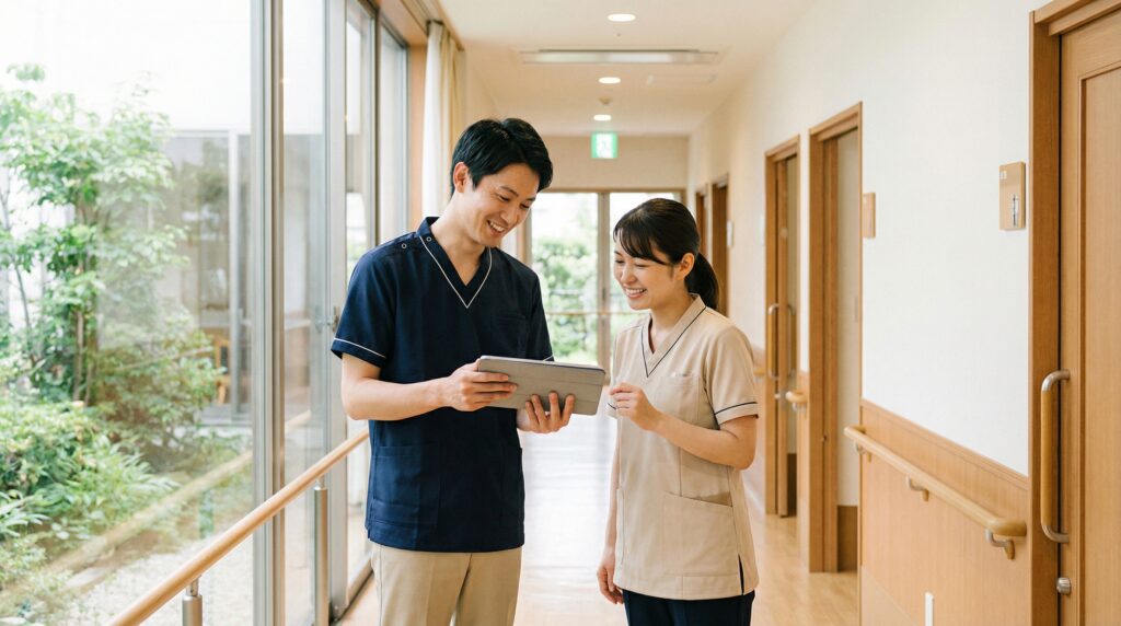 働く場所（施設形態）による仕事内容の違い
