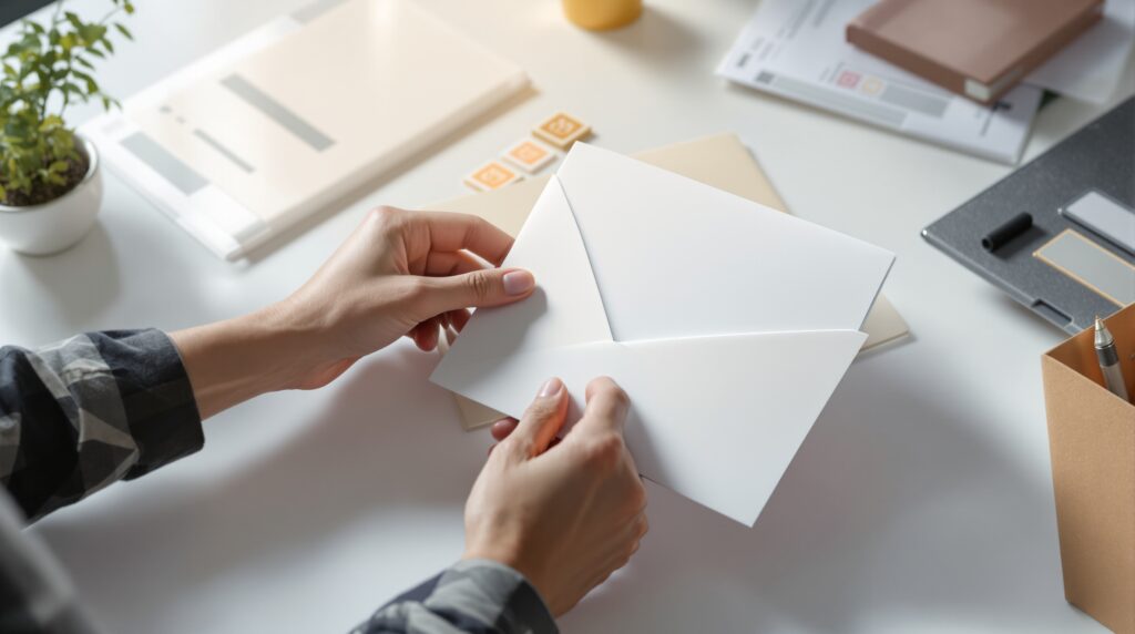 封筒への入れ方と郵送マナー