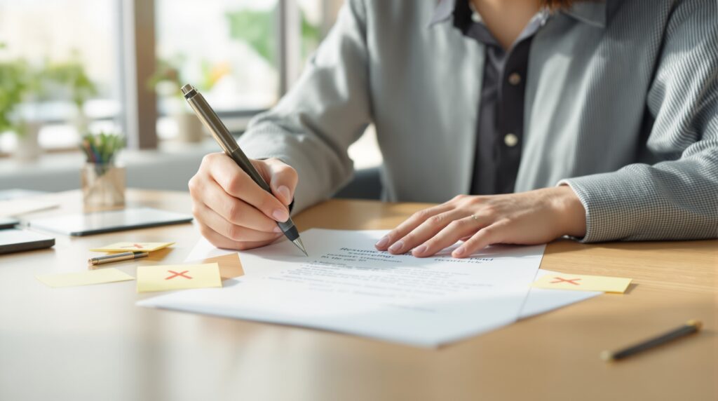 本人希望記入欄に書かない方がよい内容