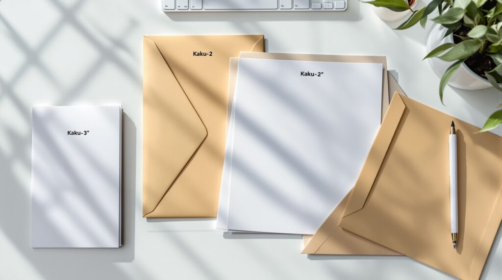 履歴書を郵送するときの封筒サイズ