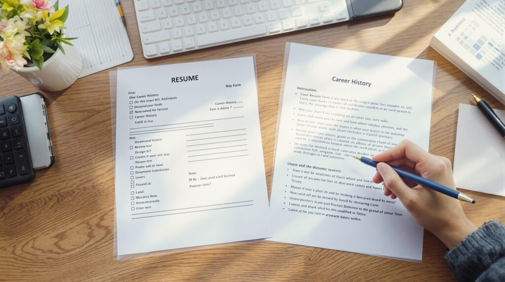 履歴書と職務経歴書で書く内容の違い