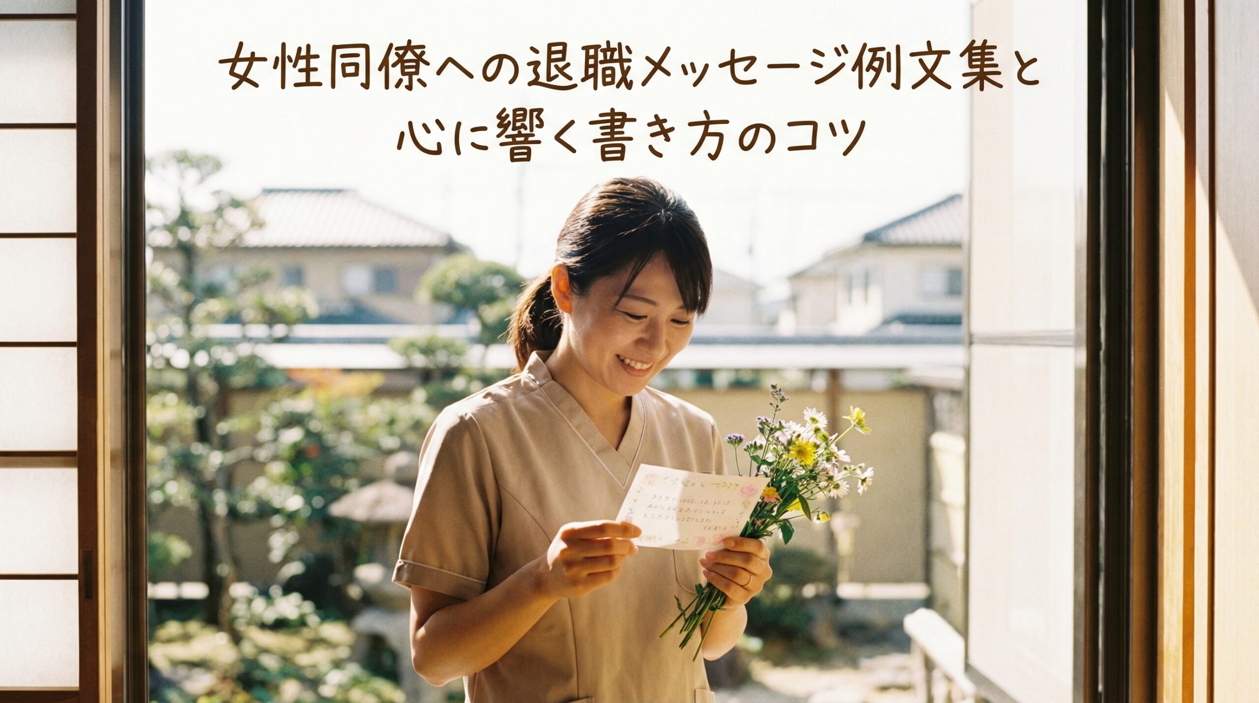 女性同僚への退職メッセージ例文集と心に響く書き方のコツ