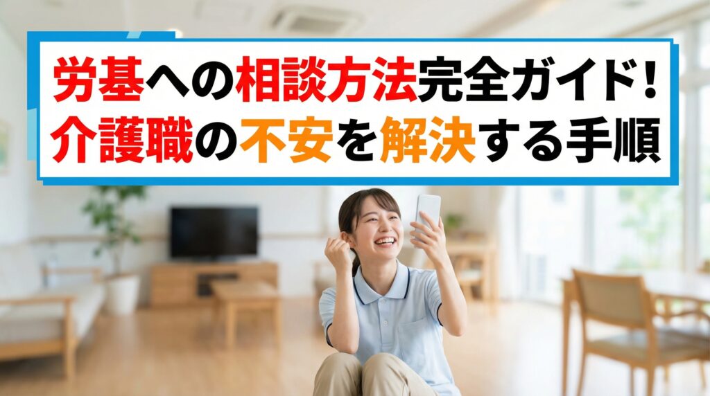労基への相談方法完全ガイド！介護職の不安を解決する手順
