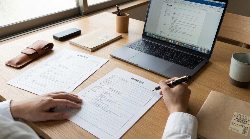 【項目別】看護師の職務経歴書の書き方と見本