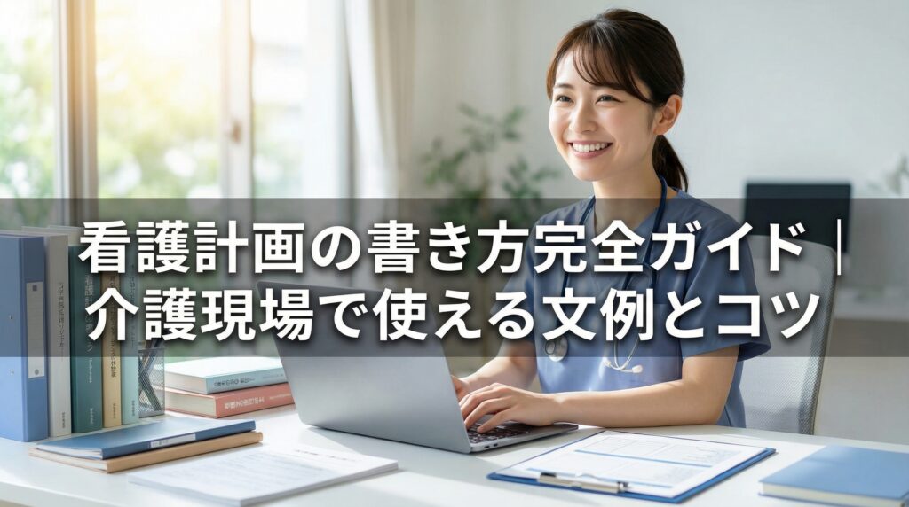 看護計画の書き方完全ガイド｜介護現場で使える文例とコツ