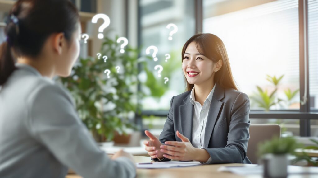 面接での長所についてよくある質問