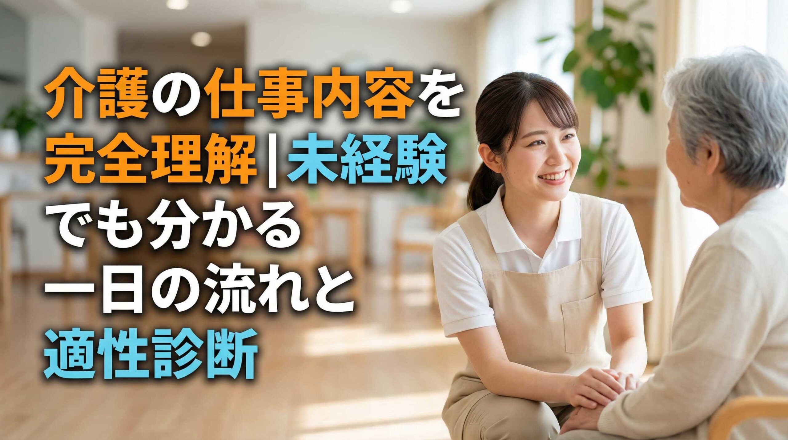 介護の仕事内容を完全理解_未経験でも分かる一日の流れと適性診断