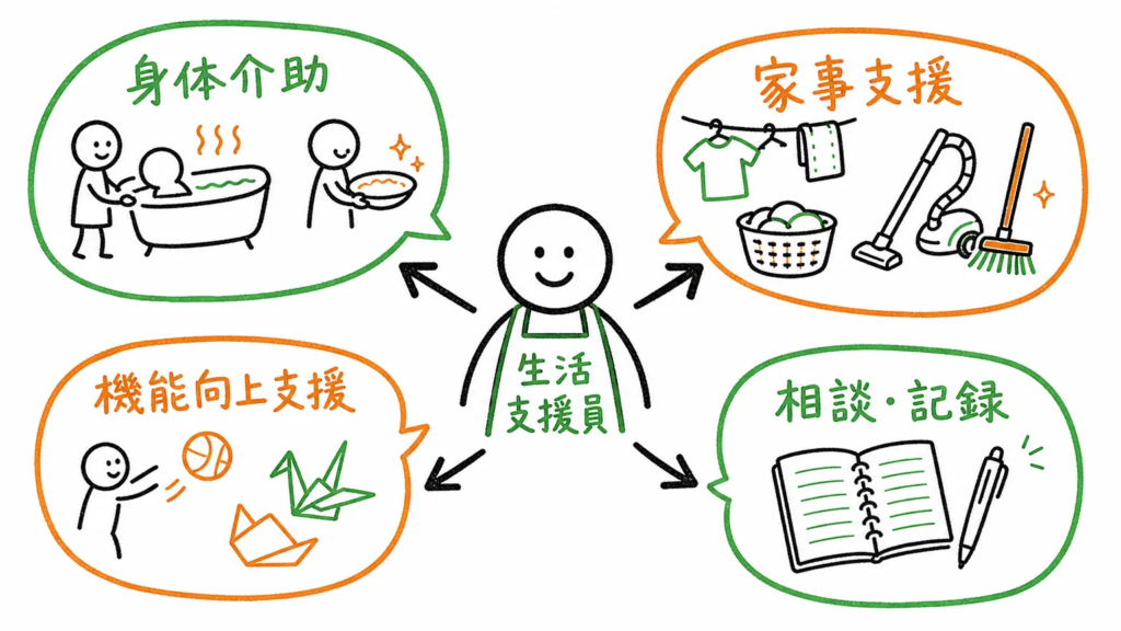 生活支援員の仕事内容
