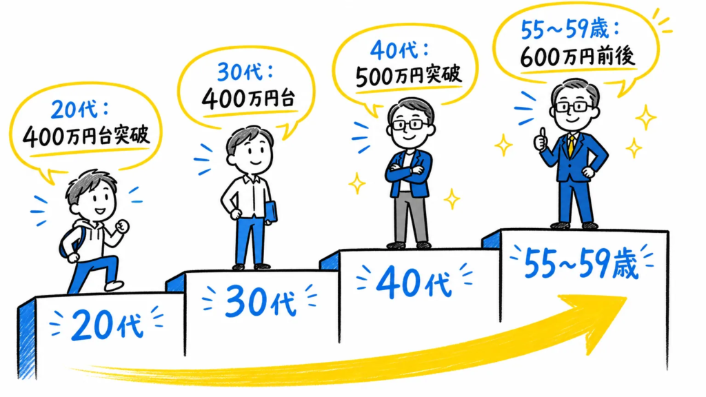 年齢・経験年数別の給料の目安
